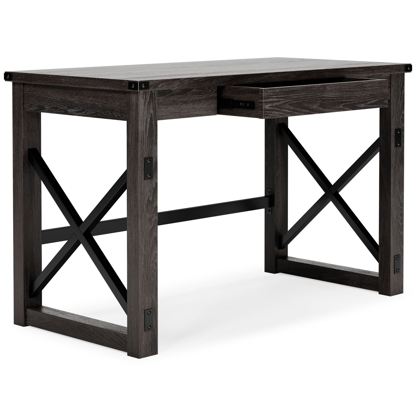 Freedan - Home Office Desk - Grayish Brown