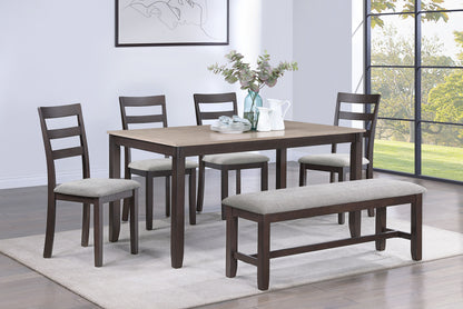 Branson - 5 Piece Dinette Set - Brown