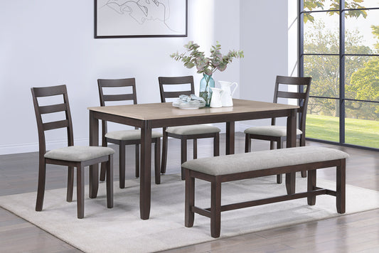 Branson - 5 Piece Dinette Set - Brown