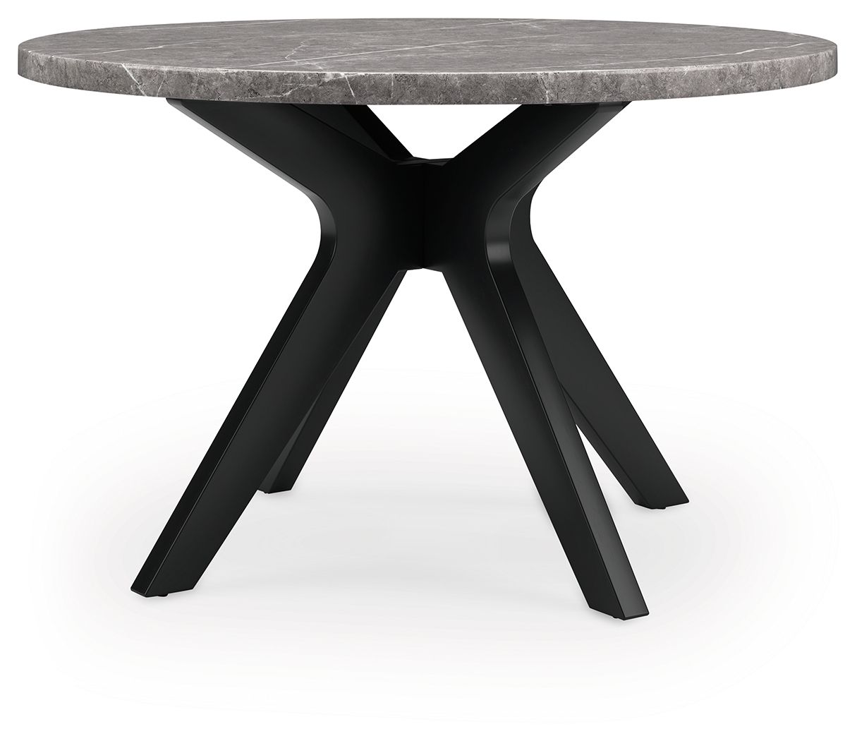 Glinari - 5 Pc. - Dining Room Table, 4 Side Chairs - Taupe / Black