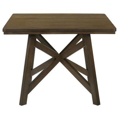 Canfield - 5 Piece Counter Height Dining Set - Brown