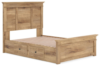 Makidern - Panel Storage Bed