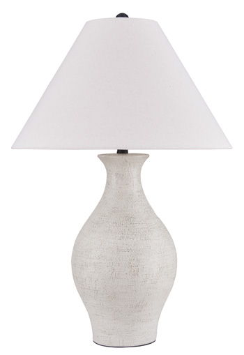 Ashbend - Ceramic Table Lamp - Antique White