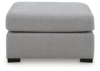 Lakepoint - Oversized Accent Ottoman - Nickel