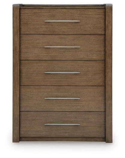 Marxmore - Five Drawer Chest - Brown