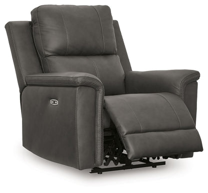 Bleckley - Anchor - Power Recliner With Adjustable Headrest