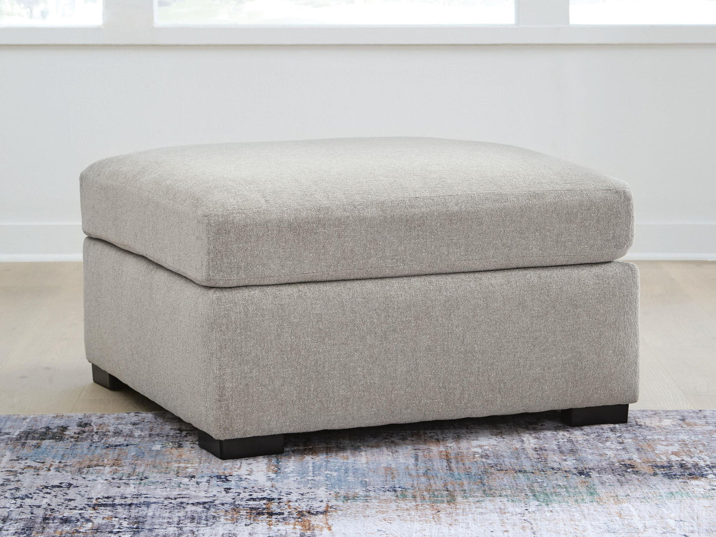 ModMax Luxe - Oversized Accent Ottoman - Flint