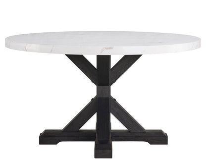 Vance - 5 Piece Dining Room Set - White / Gray