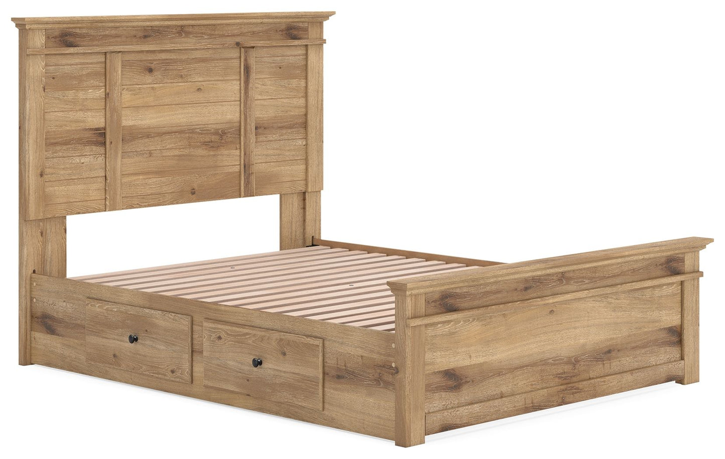 Makidern - Panel Storage Bed