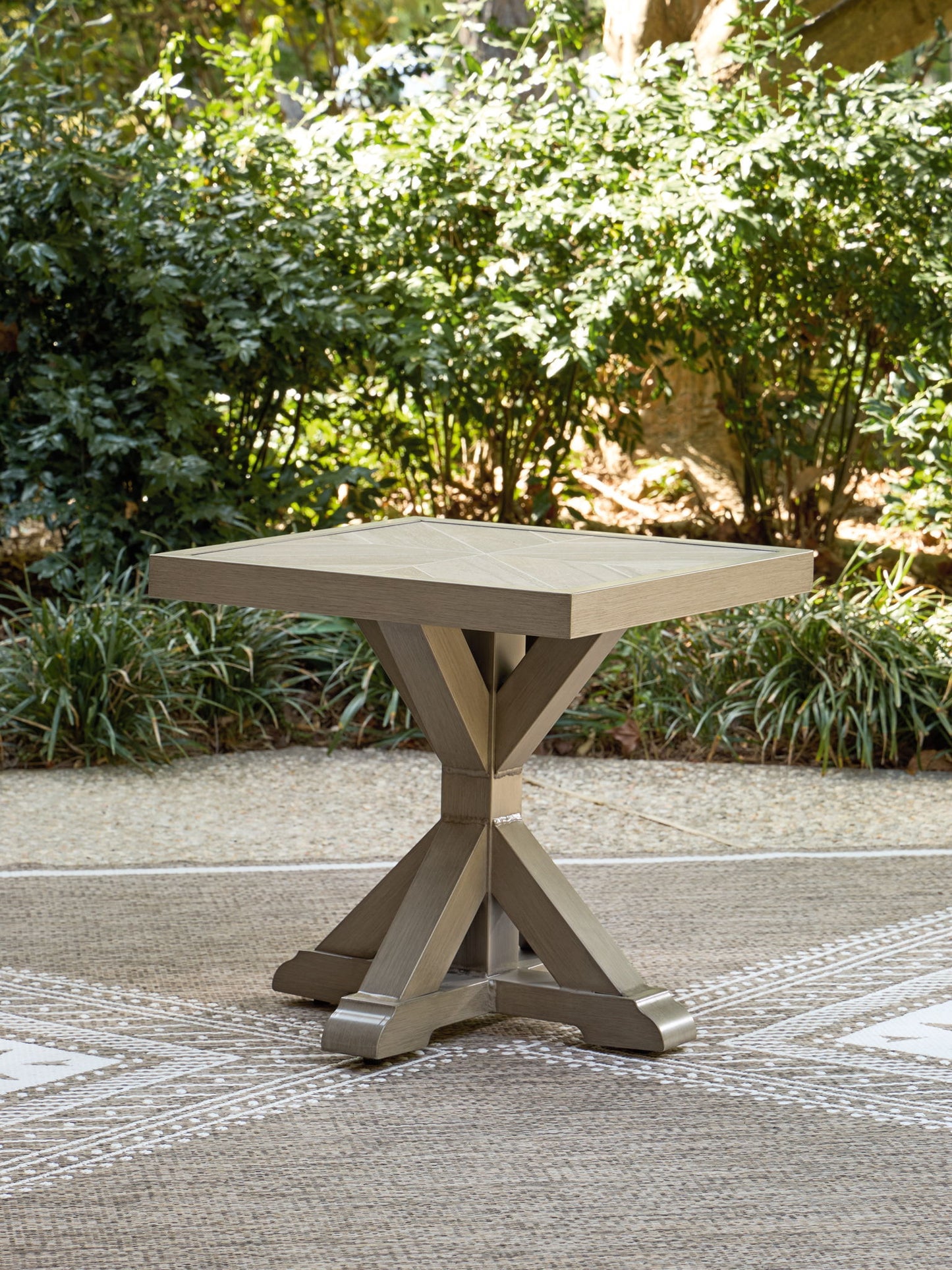 Laguna Heights - Square End Table - Beige