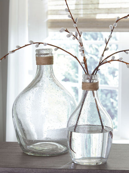 Marcin - Vase Set (Set of 2) - Clear
