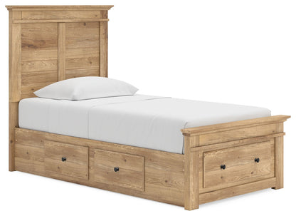 Makidern - Panel Storage Bed