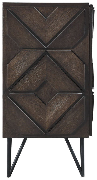 Chasinfield - Extra Large TV Stand - Dark Brown