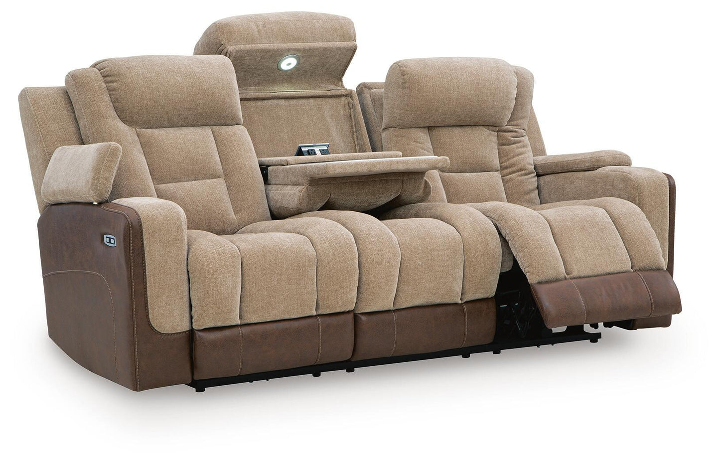 Mixed Motion - Power Reclining Sofa With Adjustable Headrest