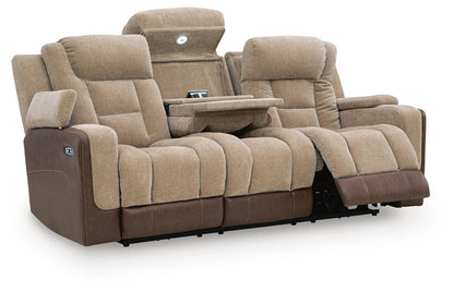 Mixed Motion - Power Reclining Sofa With Adjustable Headrest