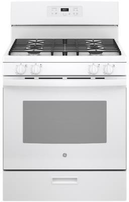 GE 30 Inch Freestanding Gas Range White