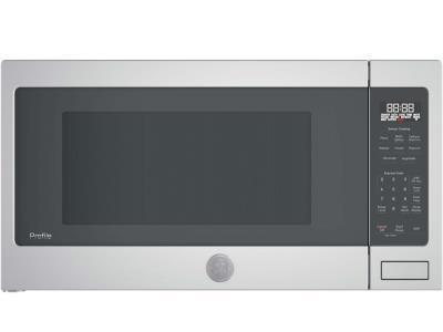 GE PROFILE 2.2 Cubic Foot Countertop Microwave Stainless Steel