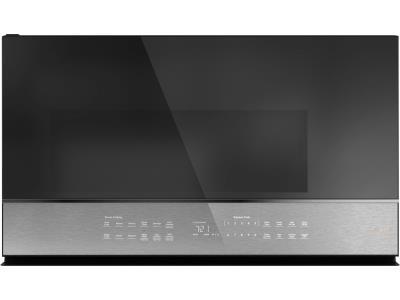 GE CAFE 2.1 Cubic Foot Over-the-Range Microwave Platinum Glass
