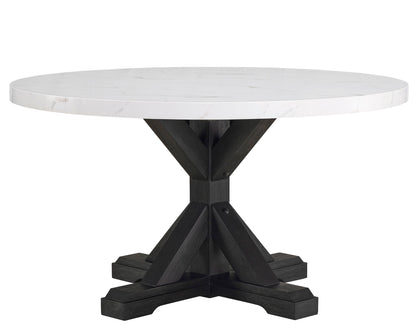 Vance - 5 Piece Dining Room Set - White / Gray