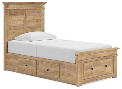 Makidern - Panel Storage Bed
