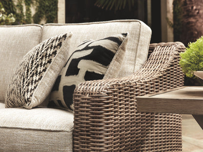 Beachcroft - RAF/LAF Loveseat w/Cush (Set of 2) - Beige