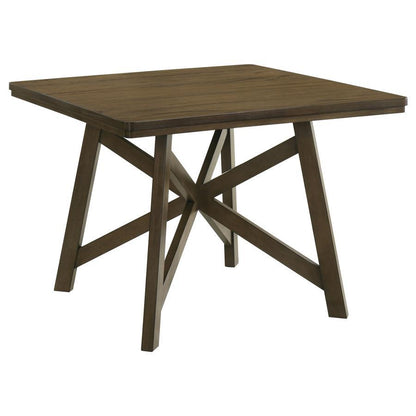Canfield - 5 Piece Counter Height Dining Set - Brown