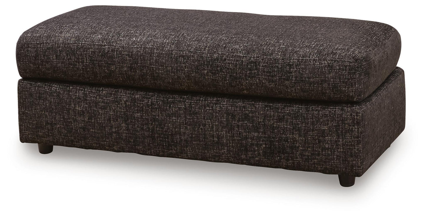 Lentiz - Oversized Accent Ottoman - Onyx