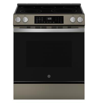 GE 30 Inch Slide-In Electric Range Slate